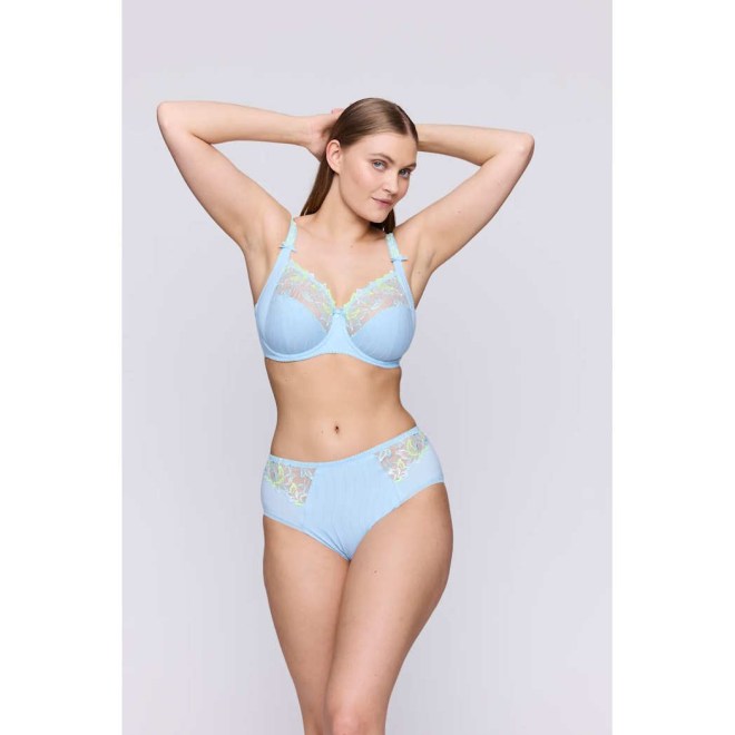 0161815MLY EXTRA FULL CUP BRA 0561816MLY MAXI SLIP DEAUVILLE MILKY BLUE PRIMA DONNA 